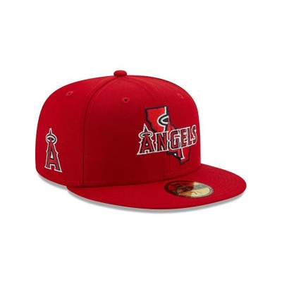 Los Angeles Angels Gorra | New Era MLB Local 59fifty Fitted Cap Mexico - Rojos